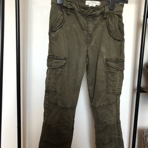 Olive green cargo pants